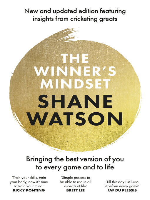 Title details for The Winner's Mindset by Shane Watson - Available